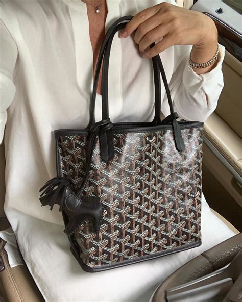 goyard tote small|goyard totes silver dollar.